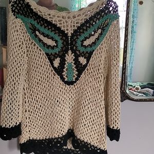 Crocheted sweater